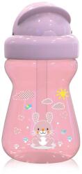 Lorelli Biberon Lorelli Sport cu Pai 325Ml Animalute 6 Luni+ Pink (1020073 0002)