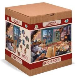 Wooden City 505 db-os fa puzzle - Otthonos menedék (NB505-0145-L) (NB505-0145-L)