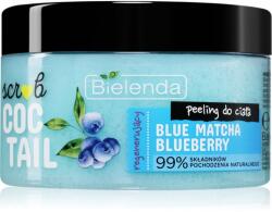 Bielenda Coctail Scrub Blue Matcha + Blueberry testpeeling regeneráló hatással 350 g