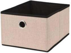 Storage Solutions Tárolódoboz, nyitott, krémszínű, 32x25x8 cm, Storage Solutions (GDKP170488470CR)