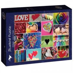 Bluebird Puzzle 1000 db-os puzzle - Collage - Love in Color (90547) (90547)