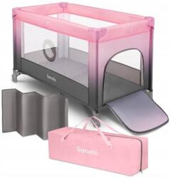 Lionelo Patut Pliant cu un Nivel si Intrare Laterala cu Fermoar Lionelo Stefi Pink Ombre (LO-STEFI _PINK_OMBRE)