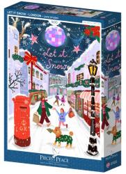 Pieces & Peace Pieces & Peace 500 db-os puzzle - Let it Snow - London (0256) (0256)