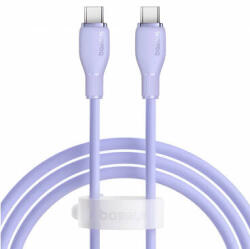 Baseus Cablu Date si Incarcare Baseus USB-C - USB-C Pudding 100W 1.2m Mov