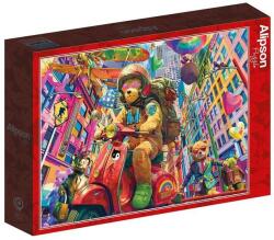 Alipson Puzzle 1000 db-os puzzle - Teddy on the Go (50156) (50156)