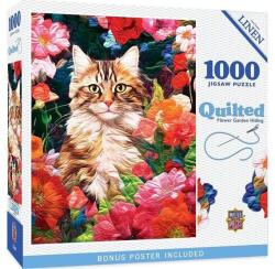 Masterpieces 1000 db-os puzzle - Quilted - Flower Garden Hiding (72451) (72451)