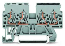 Wago osztott potenciálú sorkapocs 2, 5mm2, szürke (870-826) (870-826)