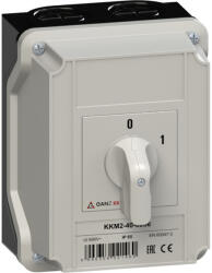Ganz Ganz BE-KI kapcsoló, tokozott kézikapcsoló 40A, IP65, 4P KKM2-40-6096 (902-6096-642)