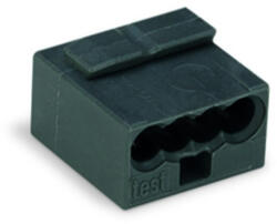 Wago vezeték összekötő 4x 0, 6-0, 8mm2 sötét szürke (243-204) (243-204)