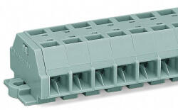 Wago 4 vezetékes kapocssáv 6 pólusú, szürke (260-206) (260-206)