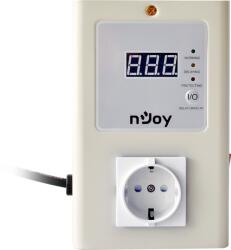 nJoy Feszültséghatároló Royer 16A, egyfázisú digitális feszültségvédelmi biztosíték, alacsony feszültség és túlfeszültség megszakítás elleni védelem (AVRL-16A01RY-CS01B)