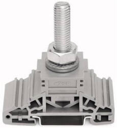 Wago sorkapocs kábelsaruhoz, DIN 35 x 7, 5 sínhez, 1 szegecs, M10, 120, 00 mm2, szürke (885-110) (885-110)