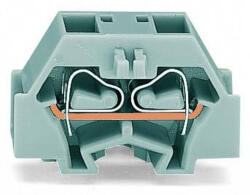 Wago helytakarékos, 4 vez. záró sorkapocs nyomógombok nélkül, szürke (260-351) (260-351)