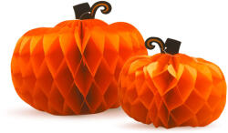 Globiz International Kft Halloween-i dekoráció - tök lampion - papír - 25/30 cm - 2 db / csomag (56583)
