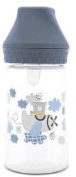 Lorelli Biberon cu Gat Larg Lorelli Tetina Moale din Silicon 0 Luni+ 250ml My Friend Cameo Blue (1020084 0004)