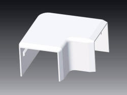 KOPOS Sík idom LHD 30x25 vezetékcsatornához fehér, 8933 HB Kopos (8933_HB) - lumenet