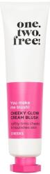 one. two. free! - Cheeky Glow Cream Blush Pirosítók 15 g 01 Cheeky Coral