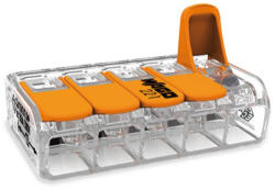 Wago vezeték összekötő sodrott 5-ös, átlátszó 6mm2 (221-615) (221-615)