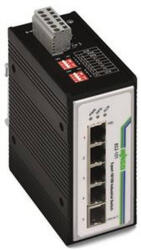 Wago ipari Switch5Port, fekete (852-101) (852-101)