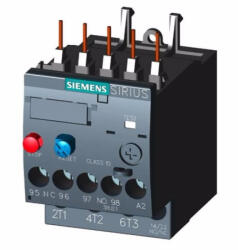 Siemens 3RU2116-0DB0 hőkioldó, 0, 22 - 0, 32A, 1NO+1NC, S00, csavaros (3RU21160DB0)