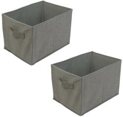 Mercaton 2 db-os készlet, Mercaton összecsukható doboz merev oldalfalakkal, max. 4 kg, 32 x 23 x 23 cm (MCT-GBZ-BW2076-X2)