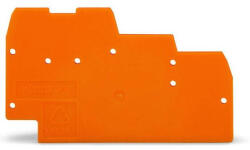 Wago vég- és válaszlap1mm vastag háromemeletes sorkapcsoknak, narancssárga (270-321) (270-321)