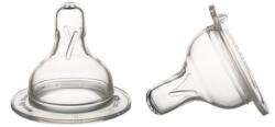 Canpol Силиконови биберони с променлив поток Canpol - Easy Start, Anticolic, 3+ месеца, 2 броя (21/734c) - ozone
