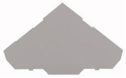 Wago vég- és válaszlap1mm vastag háromemeletes sorkapcsoknak, szürke (280-319) (280-319)