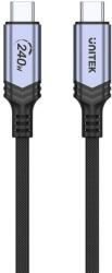 Unitek Cablu Date/Incarcare UNITEK USB-C USB-C 2m Negru (4894160048523)