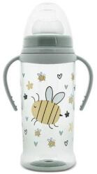 Lorelli Biberon Anticurgere cu Manere Lorelli cu Tetina Lata Protejeaza Gingiile 6 Luni+ 360ml My Friend Iceberg Green (1020064 0006)
