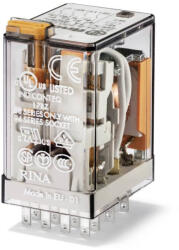 Finder miniatűr ipari relé 4CO(váltó) 7A 24V AC 55.34. 8.024. 0040 (55.34.8.024.0040)