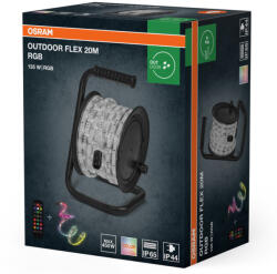 OSRAM Ledvance Outdoor Flex 20M RGB IP65 Remote Control - 20 méteres kültéri RGB LED szalag, IP65, távirányítóval, 135W, bővíthető 50m-ig (4099854449253)