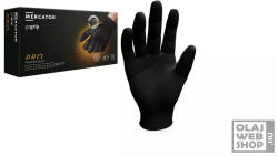 Mercator Medical gogrip EXTRA vastag NITRIL gumikesztyű fekete XL-es 50db/doboz