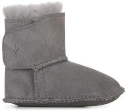 Emu Emu, Báránybőr csizma gyapjú béléssel, zárás nélkül, szénszürke, 20 EU (B10310-CHARCOAL-12-18M)