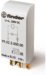 Finder 99.02. 3.000. 00 dugaszolható modul, EMC-modul: védődióda (99.02.3.000.00)