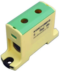 FTG Fővezeték sorkapocs 1x95/1x95mm2 (6-95mm2) zöld/sárga AL/CU FTG KVIAC11095YG (KVIAC11095YG)