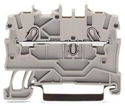 Wago 2 vezetékes átmenő sorkapocs1 mm2, sárga (2000-1206) (2000-1206)