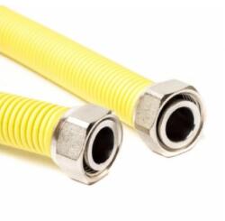 KerFlex Nemesacél Bordáscső nyújtható gázra 1/2″ H-H 300-600 mm (48121236) (KER-48121236)