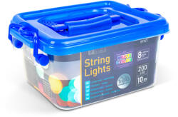 Globiz International Kft Fényfüzér - 10 m - színes - 200 LED - 220-240V - 6W - zöld kábel (59767)