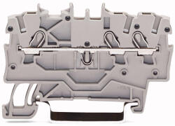 Wago 3 vezetős átmenő sorkapocs, szürke (2000-1301) (2000-1301)