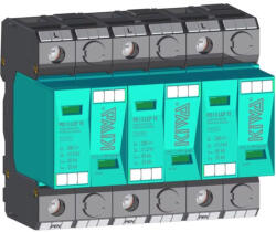 KIWA PO I 3 LCF 75 túlfeszültség levezető szikraköz+varisztor 25kA T1+T2 (B+C) 81.312 KIWA (81.312) - lumenet