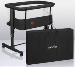 Lionelo Patut Co-Sleeper Lionelo Aurora 3 In 1 Cu Leganare Si Setare Unghiulara Reglabil Include Saltea Cu Densitate T25 Si Geanta Transport Pana la 9 kg 0 luni+ Gri Inchis (LO-AURORA_GREY_GRAPHITE)
