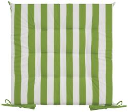 Eurofirany GARDEN székpárna teraszra és erkélyre vízálló anyagból 40x40x5 cm Eurofirany zöld övek (452224)