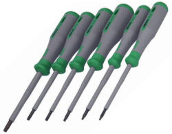 Wago 206-2101 VDE szigetelt csavarhúzó készlet, 6db-os, zöld/szürke 1000V (206-2101)