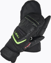 LEKI Gyerek síkesztyű LEKI WCR Team 3D Junior Mitt black/ ice lemon