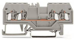 Wago 4 vezetékes átmenő sorkapocs1, 5 mm2, narancssárga (279-832) (279-832)