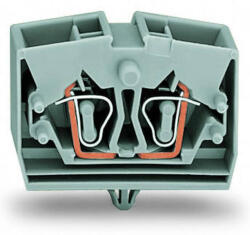 Wago 4 vezetékes sorkapocs nyomógombok nélkül, szürke (264-341) (264-341)