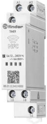 Finder 80.01. 0.240. N000 időrelé 1CO 16A 12-240V AC/DC többfeszültségű többfunkciós, NFC segítségével programozható (80.01.0.240.N000)