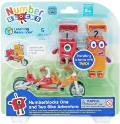Hand2Mind Set Figurine Hand2Mind Numberblocks Aventuri pe Bicicleta cu Unu si Doi (HM95354-UK) Figurina