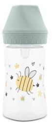 Lorelli Biberon cu Gat Larg Lorelli Tetina Moale din Silicon 0 Luni+ 250ml My Friend Iceberg Green (1020084 0006)